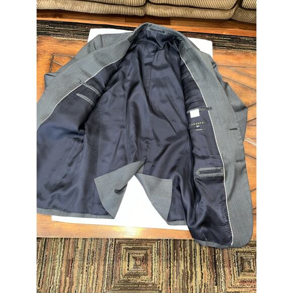 Theory Men’s Navy 2 Button Single Vent Blazer 40R‎ Wool/Poly - Picture 4 of 8